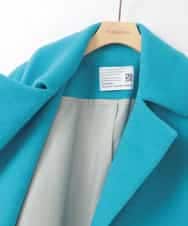 ZMUCE24360 al'aise modulation(アレーズモジュレーション) BIGポケットオーバーシルエットコート ライトブルー