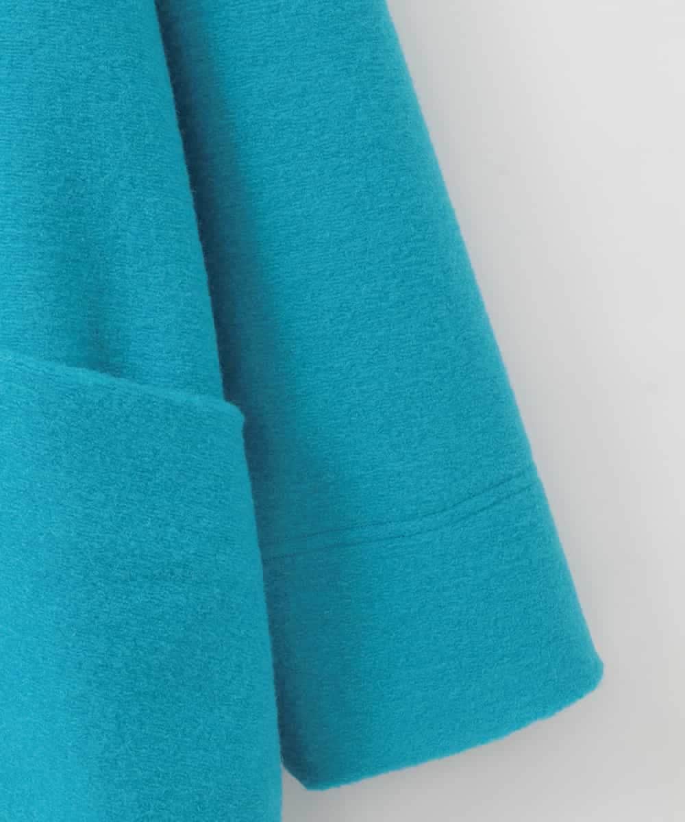 ZMUCE24360 al'aise modulation(アレーズモジュレーション) BIGポケットオーバーシルエットコート ライトブルー