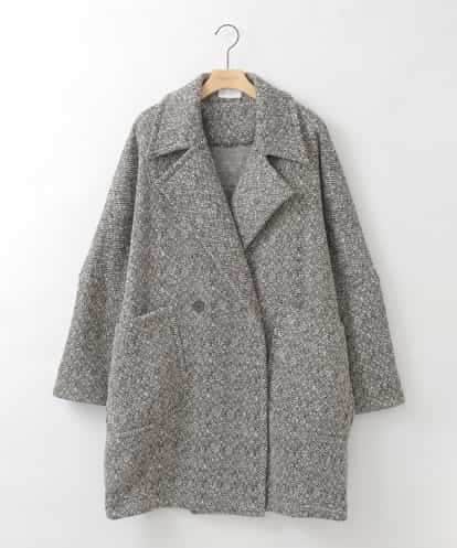 ZMUCE26290 al'aise modulation 裏起毛コクーンシルエットコート