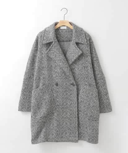 ZMUCE26290 al'aise modulation 裏起毛コクーンシルエットコート