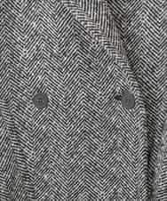 ZMUCE26290 al'aise modulation(アレーズモジュレーション) 裏起毛コクーンシルエットコート ブラック