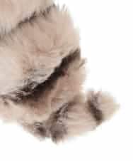 ZMYAE01026 al'aise modulation(アレーズモジュレーション) キャットホルダーバッグチャーム ライトグレー