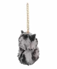 ZMYAE01026 al'aise modulation(アレーズモジュレーション) キャットホルダーバッグチャーム ダークグレー