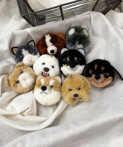 ZMYAE02029 al'aise modulation もこもこアニマルバッグチャーム