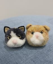 ZMYAE02029 al'aise modulation(アレーズモジュレーション) もこもこアニマルバッグチャーム アイボリー(アイボリーねこ)