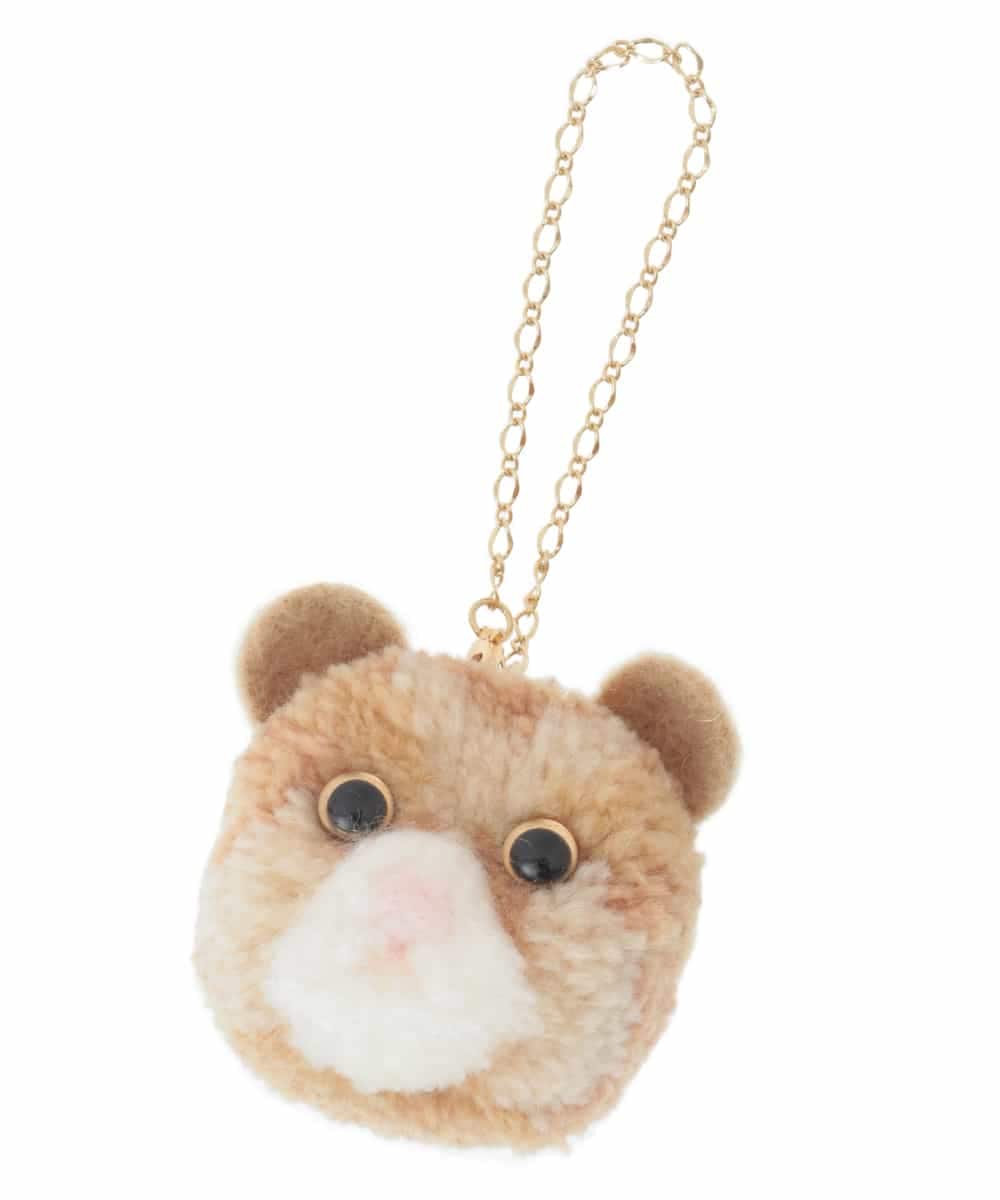 ZMYAE02029 al'aise modulation(アレーズモジュレーション) もこもこアニマルバッグチャーム アイボリー(アイボリーねこ)