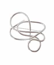 ZMYTW01023 al'aise modulation(アレーズモジュレーション) ジオメトリックモチーフブローチ シルバー