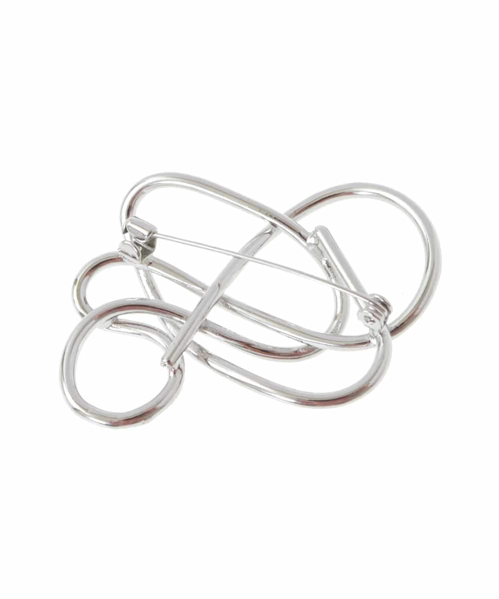 ZMYTW01023 al'aise modulation(アレーズモジュレーション) ジオメトリックモチーフブローチ シルバー