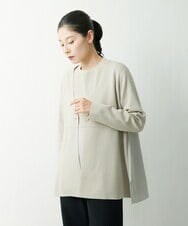 ZZSCS02270 modulation 切替デザインミラノカーディガン ベージュ