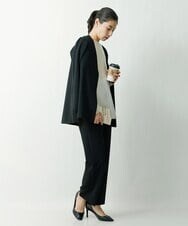 ZZSCS02270 modulation 切替デザインミラノカーディガン ブラック
