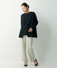 ZZSCS02270 modulation 切替デザインミラノカーディガン ブラック