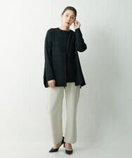 ZZSCS02270 modulation 切替デザインミラノカーディガン ブラック