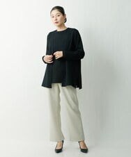 ZZSCS02270 modulation 切替デザインミラノカーディガン ブラック