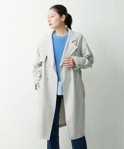 ZZUES20430 modulation マイクロタフタトレンチコート